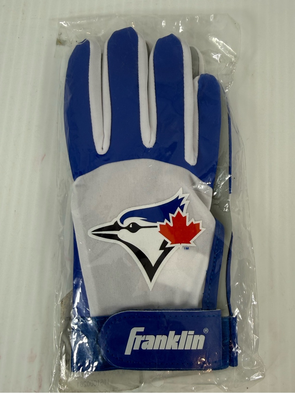 Franklin Toronto Blue Jays Batting Gloves MLB Baseball Youth Medium M Pair 2016